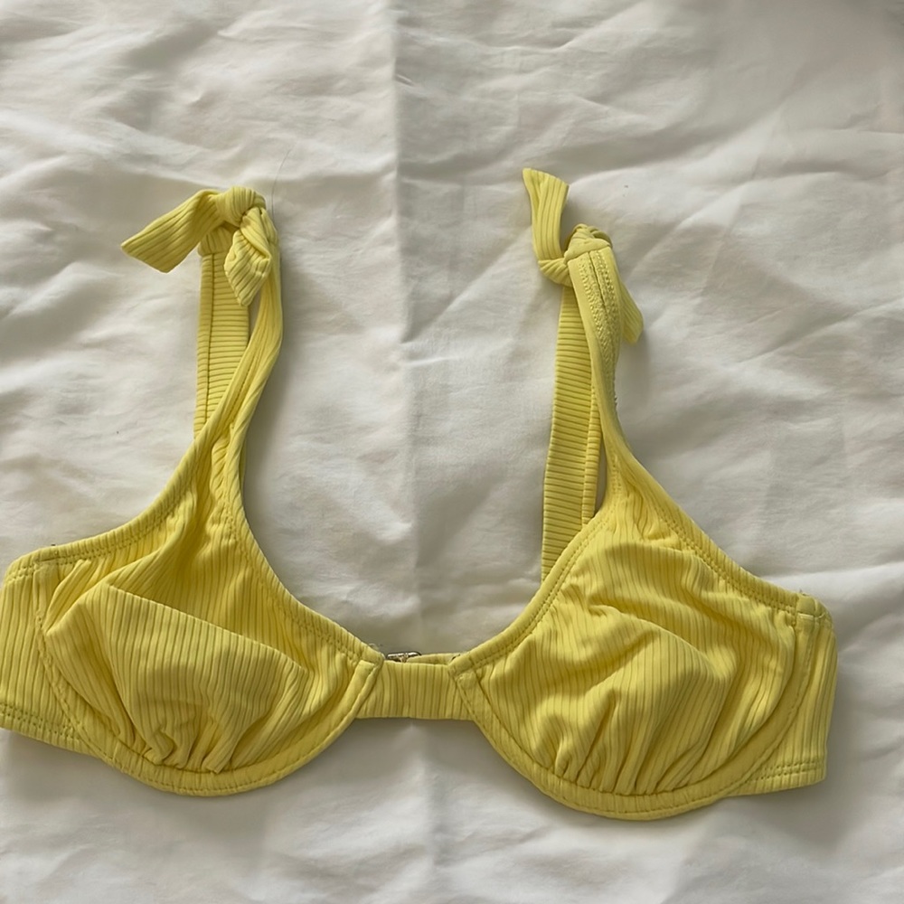 Yellow Bikini Top